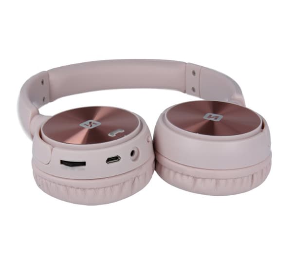 Swissten Bluetooth Stereo Sluchátka Trix Růžové