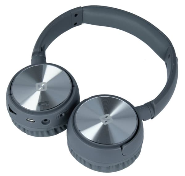 Swissten Bluetooth Stereo Sluchátka Trix Stříbrno/Šedé