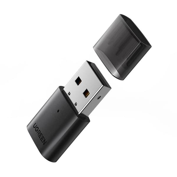 ADAPTOARE  Bluetooth Ugreen, "CM390" conectare prin USB 2.0, distanta 10 m (pana la), Bluetooth v5.0, antena interna, "80889" (timbru verde 0.18 lei) Sort