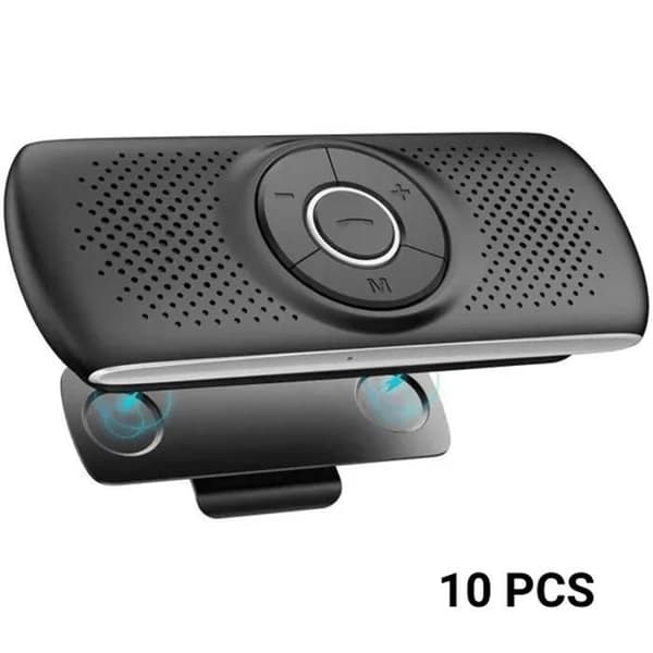 10 stycken Hands-Free Car Kit Bluetooth 5.0-högtalare, med Bluetooth-headset