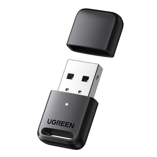 ADAPTOARE  Bluetooth Ugreen, "CM390" conectare prin USB 2.0, distanta 20 m (pana la), Bluetooth v5.0, antena interna, "80890" (timbru verde 0.18 lei)