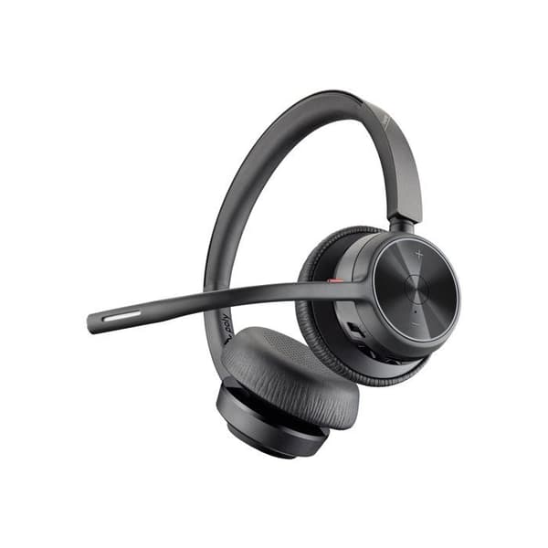 Headset - Bluetooth - trådlöst - HP Inc. - Poly Voyager 4320 - Headset - on-ear - Bluetooth - trådlöst - svart - cert