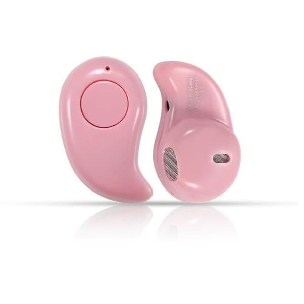 OMMI®Invisible In Ear Ultra-Small Sports Wireless Bluetooth 4.0 Stereo med mikrofon Handsfree-samtal Svart