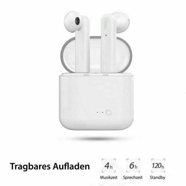 MAVURA »Trådlösa Bluetooth-hörlurar - Universal In-Ear-hörlurar för Iphone Samsung HTC LG Huawei White« hörlurar i