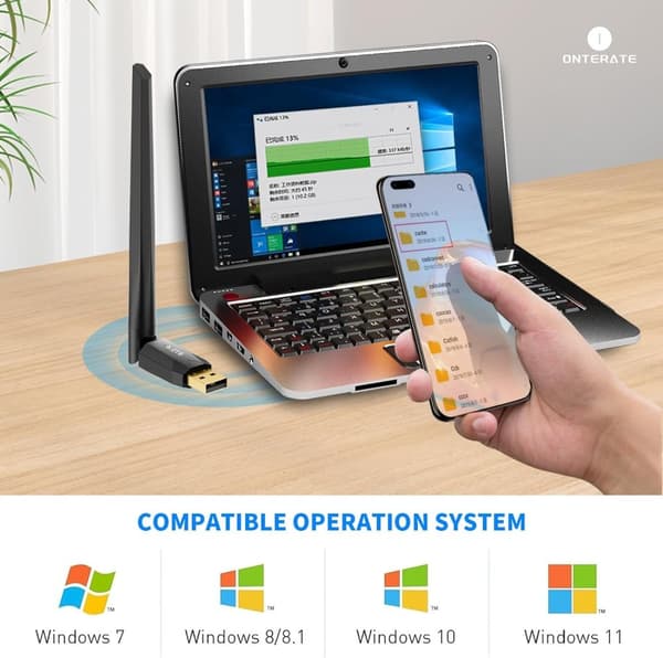 NÖRDIC USB-A sovitin pitkän matkan Bluetooth 5.4 150m