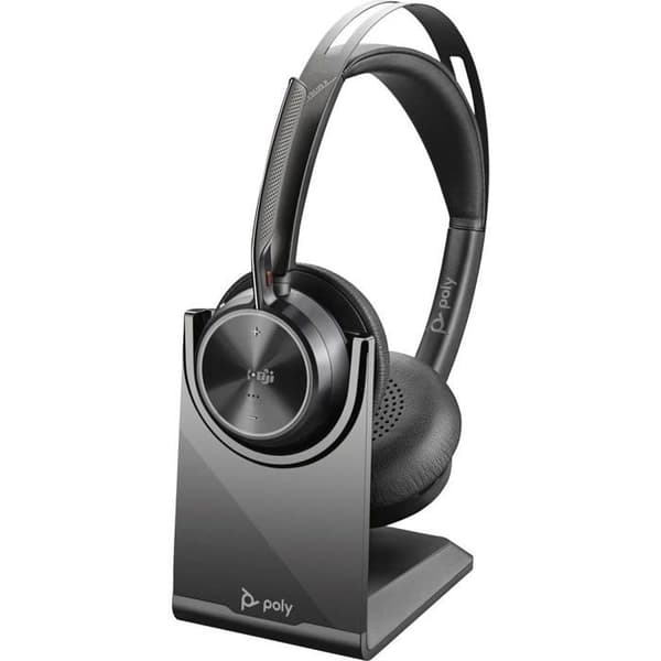 HP Poly VFOCUS2-M Headset med laddningsställ