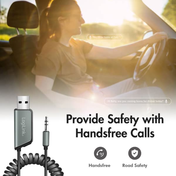 Bluetooth-mottagare och handsfree AUX 3,5 mm BT5.3