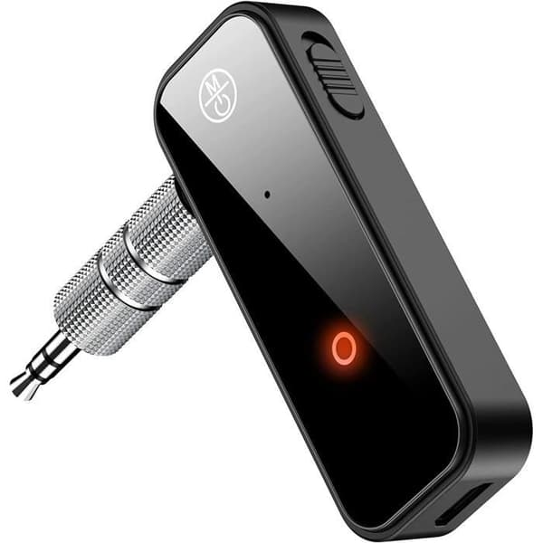 Bluetooth-sändare och mottagare 2-i-1 - YIKXIULF - Modell 5.0 - 10m räckvidd - 3,5 mm AUX - 4h driftstid