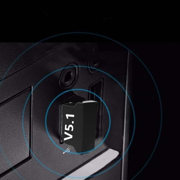 USB Bluetooth-adapter - YIKXIULF - V5.1 - Kompatibel med Windows 11/10/8.1 - Överföring 10-20m - Hastighet 3 Mbps