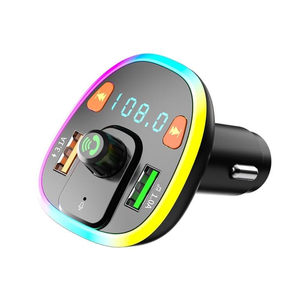 Baseus Bluetooth FM Sändare T-Typ MP3 Billaddare