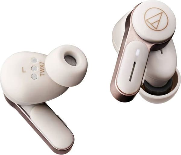 Audio-Technica ATH-TWX7 Vit - Hörlurar och öronsnäckor