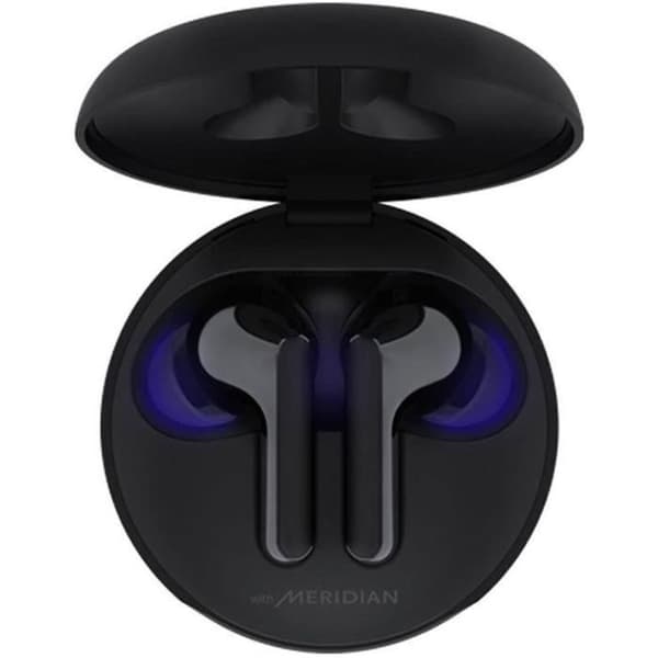 LG TONE Free HBS-FN6 Bluetooth In-ear-hörlurar - UVNano LED-teknik - IPX4 - 18h batteritid - Svart