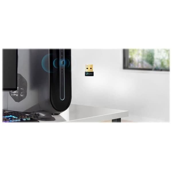Bluetooth 5.0 adapter - TP LINK - Bluetooth 5.0 dongel - Bluetooth nyckel för PC, mus - Windows 11/10/8.1/7 kompatibel - UB500