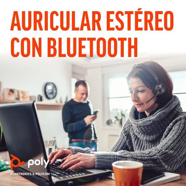 Mikrohörlurar - HP Inc. - Poly Voyager Focus 2-M - Bluetooth 5.0 - Bullerdämpare - USB-C