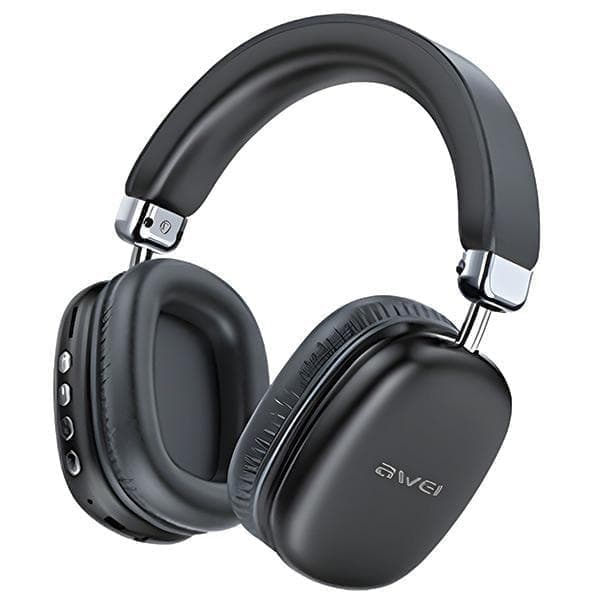 AWEI AT7 Bluetooth on-ear kuulokkeet musta/musta