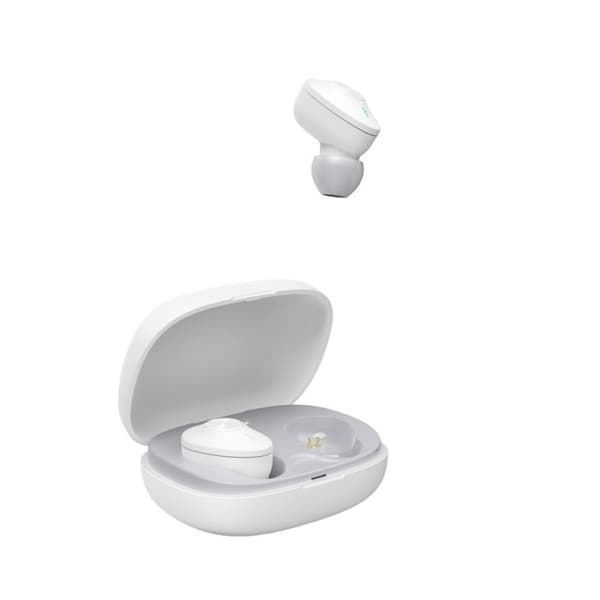 Hama Freedom Buddy Headphones True Wireless Stereo (TWS) Inside of Ear Bluetooth-samtal/Musik Ljusgrå, Vit