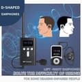 Miniatyrbild 5 av 6: Retekess T130S Bluetooth-hörlurar, guidningssystem, bärbart simultantolkning-system, för turism, fabrik, högskola