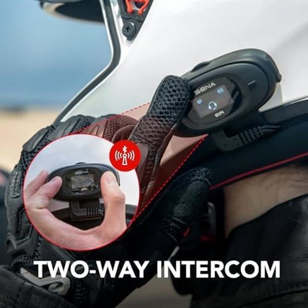 SENA 5R-01 intercom för 1 headset - Bluetooth - Svart - Kabel ingår