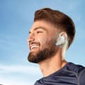 Miniatyrbild 3 av 4: SHOP-STORY - SONOFLEX_B: Trådlösa Bluetooth-hörlurar med pekskärm med laddningsfodral och digital multifunktionsskärm - Vit