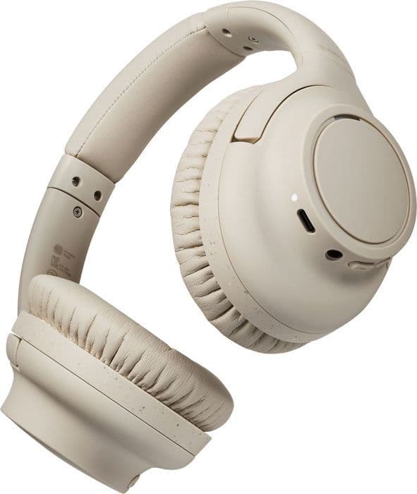 Bluetooth-hörlurar - AUDIO TECHNICA - Beige - Batteritid 90 timmar - Trådlös - Inbyggd mikrofon