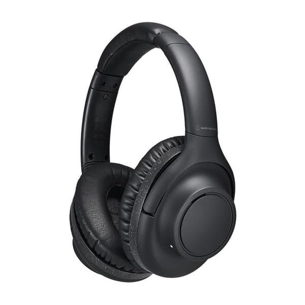 Bluetooth Hörlurar - AUDIO TECHNICA - Svart - Batteritid 90 timmar - Trådlös - Inbyggd mikrofon
