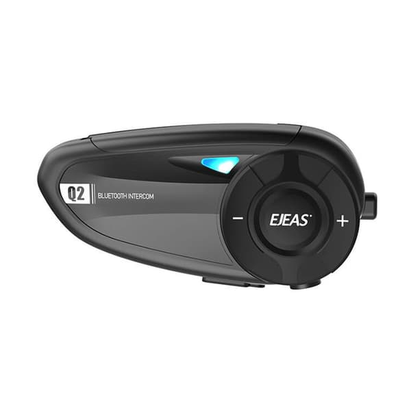 EJEAS Q2 intercom for motorsykkel med Bluetooth 5.1 og støydemping