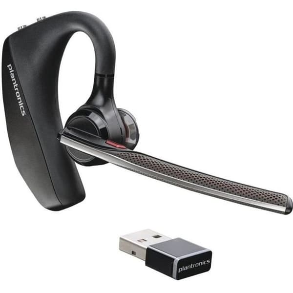 Voyager 5200 UC öronspetsheadset - PLANTRONICS - Trådlöst - Bluetooth - Svart - Uppladdningsbart batteri