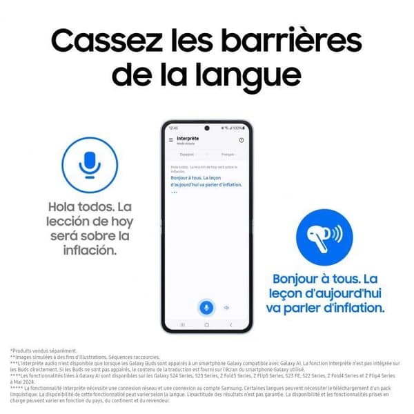Samsung GALAXY BUDS 3 WHITE hörlurar