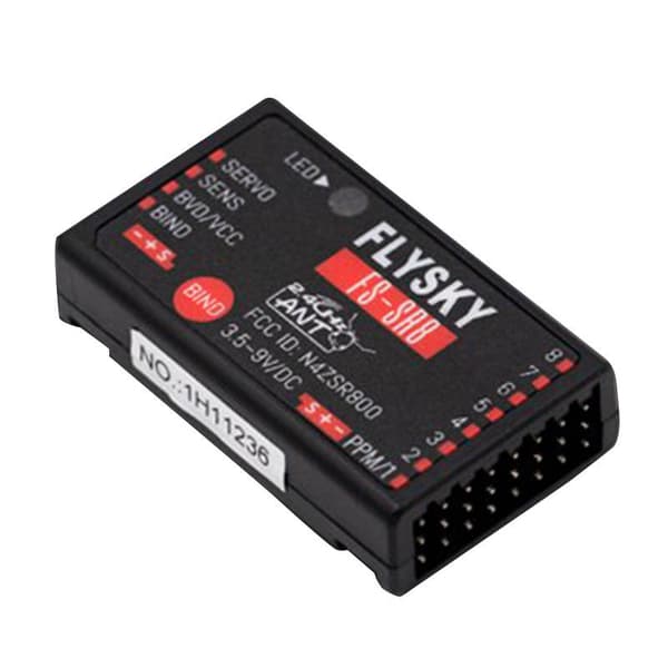 FlySky-vastaanotin FS-SR8, 8 kanavaa AFHDS 3