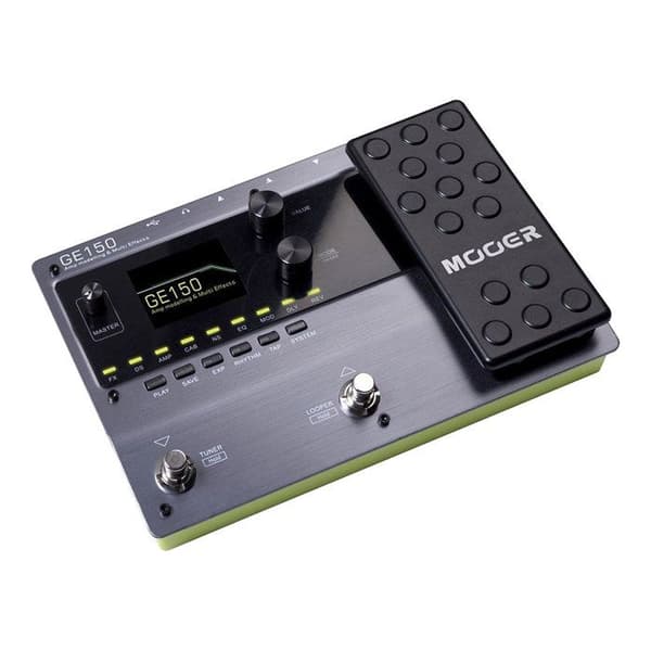 Multieffekterpedal - Mooer - GE150 - 55 förstärkersimuleringar - 151 effekter - Stereo