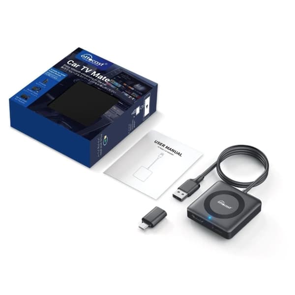Ottocast Car TV Mate – Kabellöser CarPlay/Android Auto – HDMI TV Adapter för TV-Stick