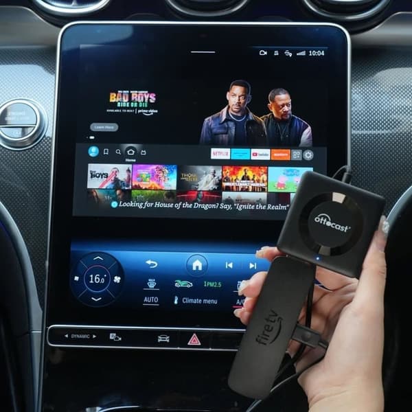 Ottocast Car TV Mate – Kabellöser CarPlay/Android Auto – HDMI TV Adapter för TV-Stick