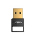 Miniatyrbillede 2 af 2: UNITEK BLUETOOTH ADAPTER 5.3 BLE USB-A SORT