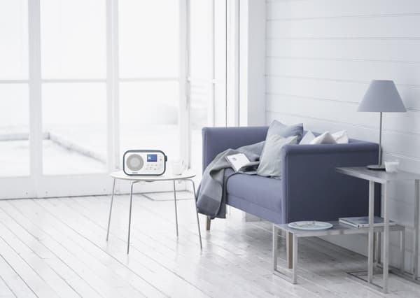 DPR-42BT white-grey DAB+ /FM-RDS Portable bluetooth Receiver