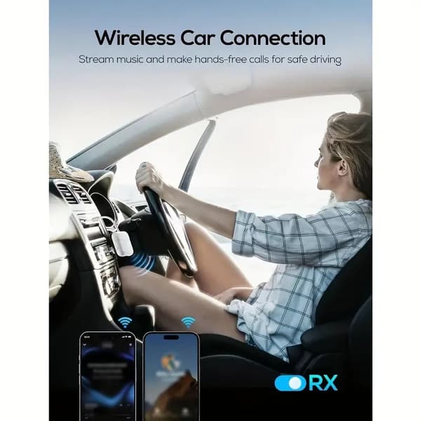 NÖRDIC Bluetooth 5.4-lähetin ja vastaanotin lentokoneelle ja televisiolle, jopa 2 laitetta, tukee aptX LL, aptX Adaptive, aptX HD