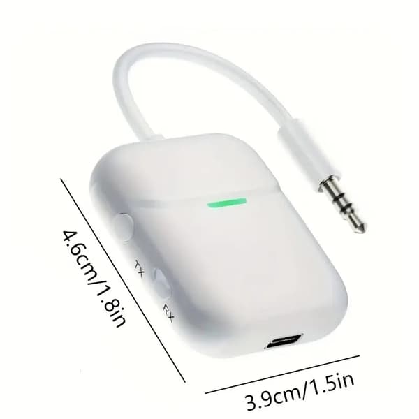 NÖRDIC Bluetooth 5.4-lähetin ja vastaanotin lentokoneelle ja televisiolle, jopa 2 laitetta, tukee aptX LL, aptX Adaptive, aptX HD