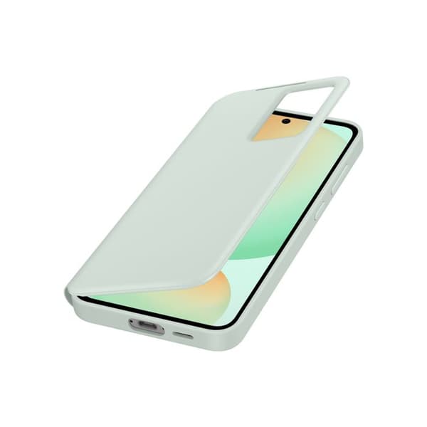 Smartphonefodral - Samsung - Galaxy S24 FE - Mint - Fullständigt skydd - Smart View-fönster