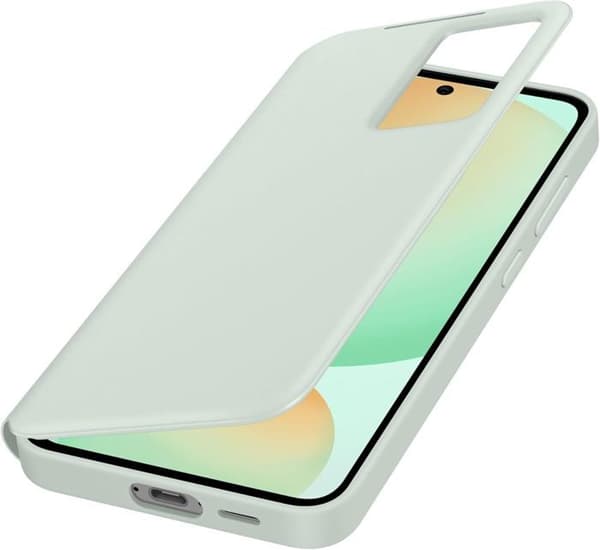Smartphonefodral - Samsung - Galaxy S24 FE - Mint - Fullständigt skydd - Smart View-fönster