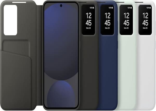 Smartphonefodral - Samsung - Galaxy S24 FE - Mint - Fullständigt skydd - Smart View-fönster