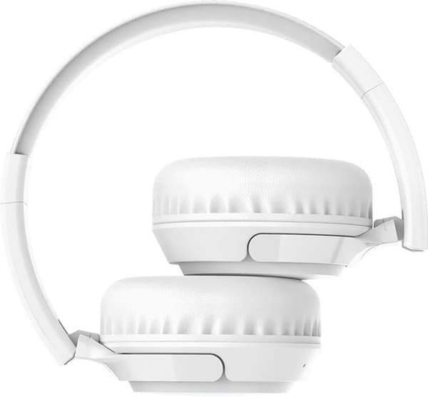 SPC HERON 2 STUDIO – Trådlösa Bluetooth-hörlurar, 50h batteri, dubbel simultananslutning, mikrofon och återvunnen plast – Vit