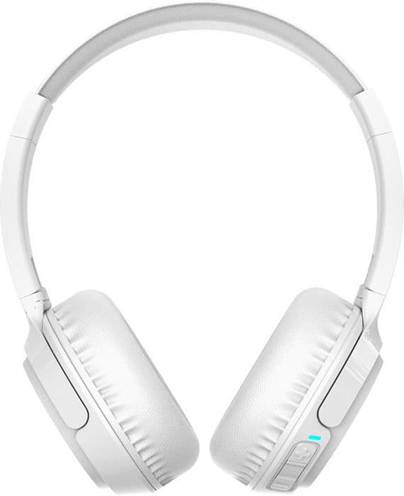 SPC HERON 2 STUDIO – Trådlösa Bluetooth-hörlurar, 50h batteri, dubbel simultananslutning, mikrofon och återvunnen plast – Vit