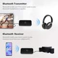 Miniatyrbild 3 av 6: Bluetooth-adapter - Ozvavzk - 5.0 - Sändare/Mottagare - 10 meter - 2 i 1