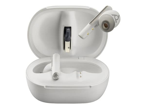 Trådlösa hörlurar - HP Inc. - Poly Voyager Free 60+ UC M - Bluetooth 5.0 - USB-C - Aktiv brusreducering