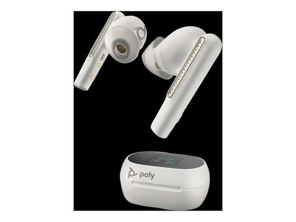 Trådlösa hörlurar - HP Inc. - Poly Voyager Free 60+ UC M - Bluetooth 5.0 - USB-C - Aktiv brusreducering