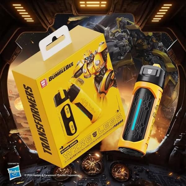 TWS Hörlurar Transformers TF-T11 gul Bluetooth 5.4 Spel- och musiklägen