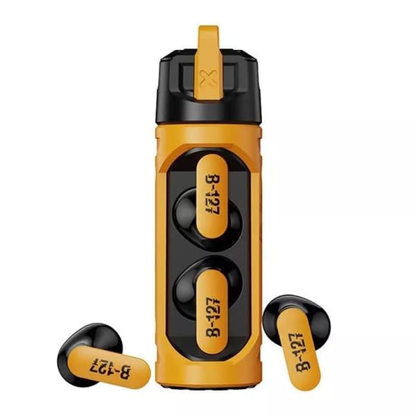 TWS Hörlurar Transformers TF-T11 gul Bluetooth 5.4 Spel- och musiklägen