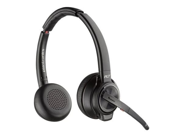 Headset - DECT / Bluetooth - trådlöst - USB-A via Bluetooth-adapter - HP Inc. - Poly Savi 8220 - Savi 8200 series - micro-c