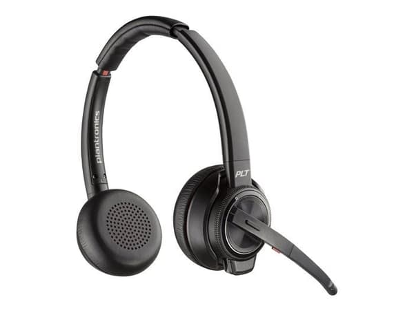 Headset - DECT / Bluetooth - trådlöst - USB-A via Bluetooth-adapter - HP Inc. - Poly Savi 8220 - Savi 8200 series - micro-c