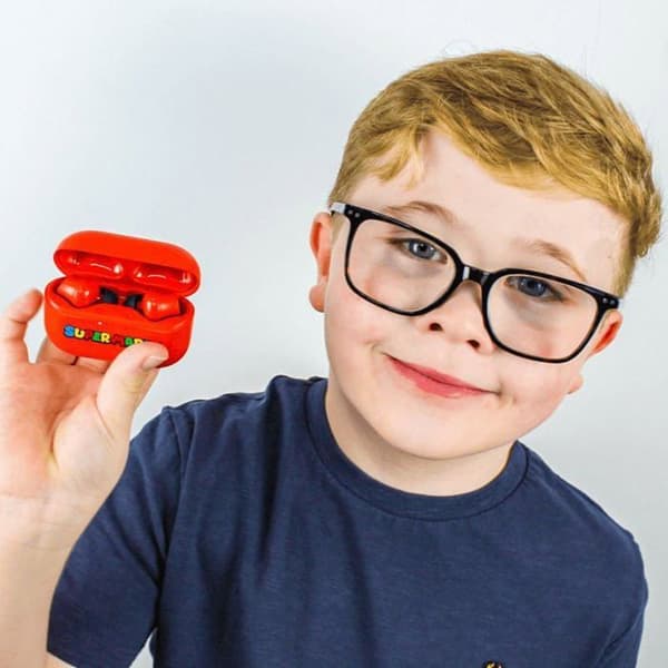 Trådlösa hörlurar - OTL Technologies - Super Mario - Bluetooth V5.0 - 6h batteritid - För barn