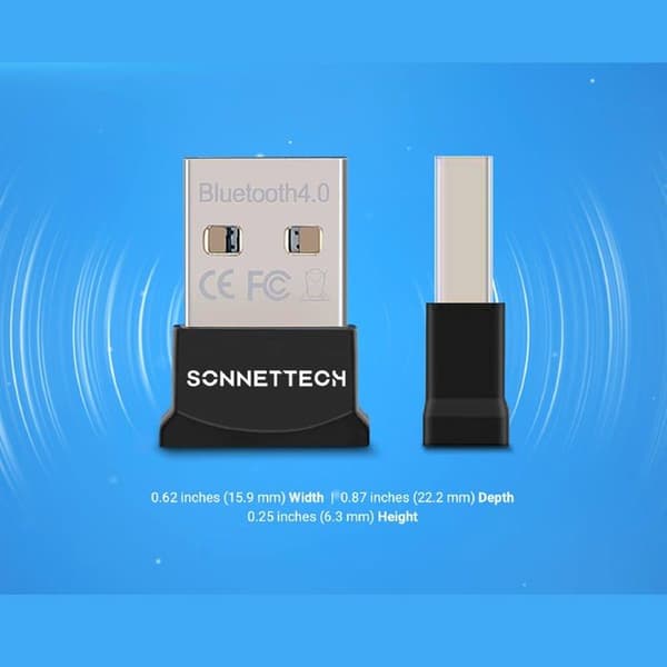 Bluetooth-adapter - Sonnet - USB-A - Bluetooth 4.0 - Lång räckvidd - Prestandaförbättringar